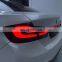 Upgrade the through-through taillamp taillight with center light for BMW 5 series F10 F18 tail light 2011-2017