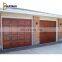 Modern Farmhouse Exterior Real Wood Garage Door Rustic Tudor Ranch Carriage Stamp Residential Wooden Garage Doors