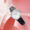 SHENGKE Lovely Lady Watch Arabic Number Index Dila Easy To Cheak Time Luminous Soft Leather Band Japanese Quartz Movement K9005L