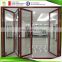 Standard soundproof aluminum frame profile commercial accordion folding french doors price