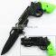 Stainless steel Gun Shaped  Folding  pocket survival knife
