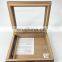 Custom logo small cigar box wooden humidor