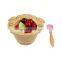 Lion Shape Bamboo Baby Plate Silicone Suction Plates Bowl For Toddlers