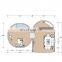 Graphene Eps Prefab dome Houses Scenic bedroom With Kitchen