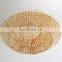 Hot sale Wicker Rustic Pendant Lamp Handwoven Rattan Lamp Shade Japanese Style Decorative Ceiling Lights decor high quality