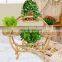 Hot Sale Wicker Stand For Plants rattan boho indoor plant stand Retro Rattan Planter Basket Wholesale