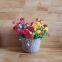 Handmade flower bottle decorative flower vase pulp container paper mache