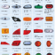 Other performance parts Bus lighting parts & accessories 3715-00155 ZK6120D bus lights lamp rear fog lamp for bus