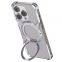 Cool Design Heat Dissipation Phone Case With Metal Magnetic Ring Stand For IPhone 15 Pro Max Shockproof Slim Borderless Case