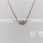 Brass Gold plated ziron pendant necklaces