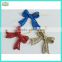 Red pvc christmas bowknot suppliers