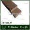 Popular outdoor wpc decking 100x25mm in engineered flooring hot selling