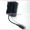 3.7V 18650 3 poles Battery Holder 5.5x2.5 Female DC Plug 22AWG Cable Assembly