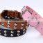 Factory Direct Sale Mushroom Nails Pet Collars Double Row Ornaments Dog Collar
