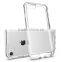 360 full covered Transparent acrylic anti fall protective tpu+pc phone case for iphone 7