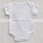 PF-MS-114 high quality cotton white onesie baby romper