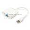 Mini displayport to 15 pin vga cable mini displayport to vga cable