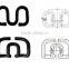 rail clip for railway