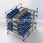 Warehouse carton flow racking