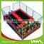 Small Kids Jump Bed With Foam Pit Trampoline Rectangular Sport Play Trampoline Park