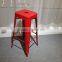 Vintage Kitchen Industrial Metal Singer Bar Stool and Chair HYX-806