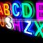 factory price Mini christmas light letter led sign color