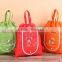 2016 hot selling folding non-woven shopping bag, non-woven drawstring bag