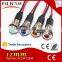 Wenzhou High Brightness 12mm DC Blue 12v led indicator lamp with cable