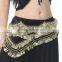 Belly Dance Gold Coins Belt More Colors