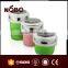 colorful Stainless steel double layer food container for keeping food warmer