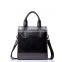 Fancy designer leather tote handbag