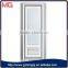 Bathroom door with frosted glass entry design