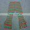 In stock Wholesale Children's ruffle capri pants 100%Cotton hot sale