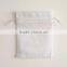 Small red nice microfiber velvet pouch for wedding