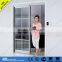Automatic interior door with aluminum frame