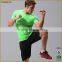 2016 Custom Design 100% Cotton Men's Heather Plain Round Neck Sports T Shirt