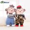 chinese toy manufacturers plush monkey toy with cloth