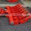 excavator hydraulic tilting root rake