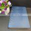 blue pu hardcover diary organizer with card holder