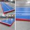 Red side colour inflatable gymnastics mat 20cm thickness