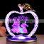 Crystal LED Apple with Nice Gift Box for Wedding Souvenir