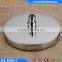 Beelee Round Brass Shower Rubber Nozzle Filtered High Flow Shower Head