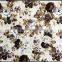 flower printing soft vlelvet fabric for sofas