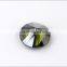 good quality machine cut round shape brilliant cz peridot cubic zirconia