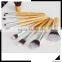 11pcs Eco-Friendly Makeup Brushes/Bamboo/Wooden Make up Brushes/Custom Makeup Brush Set