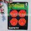 Reflective safety sticker