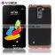  in spanish Mobile accessories 2 in 1 PC bumper + soft TPU back cover case for lg K520 Stylus2LS775