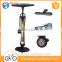 2016 New design bike floor pump,high pressure iron bicycle floor pump with gauge for sell