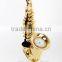 Gold and copper material maked gild mini tenor saxophone