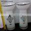 wholesale high quality white glass vase with different shapes